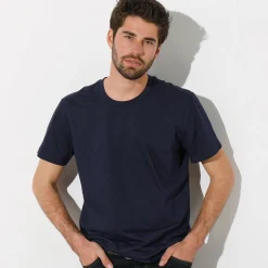 T-shirt met ronde hals en korte mouwen