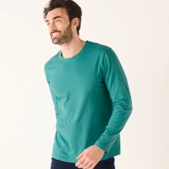 T-shirt met ronde hals en lange mouwen - set van 3