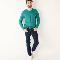 T-shirt met ronde hals en lange mouwen - set van 3
