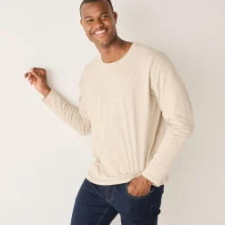 T-shirt met ronde hals en lange mouwen - set van 3