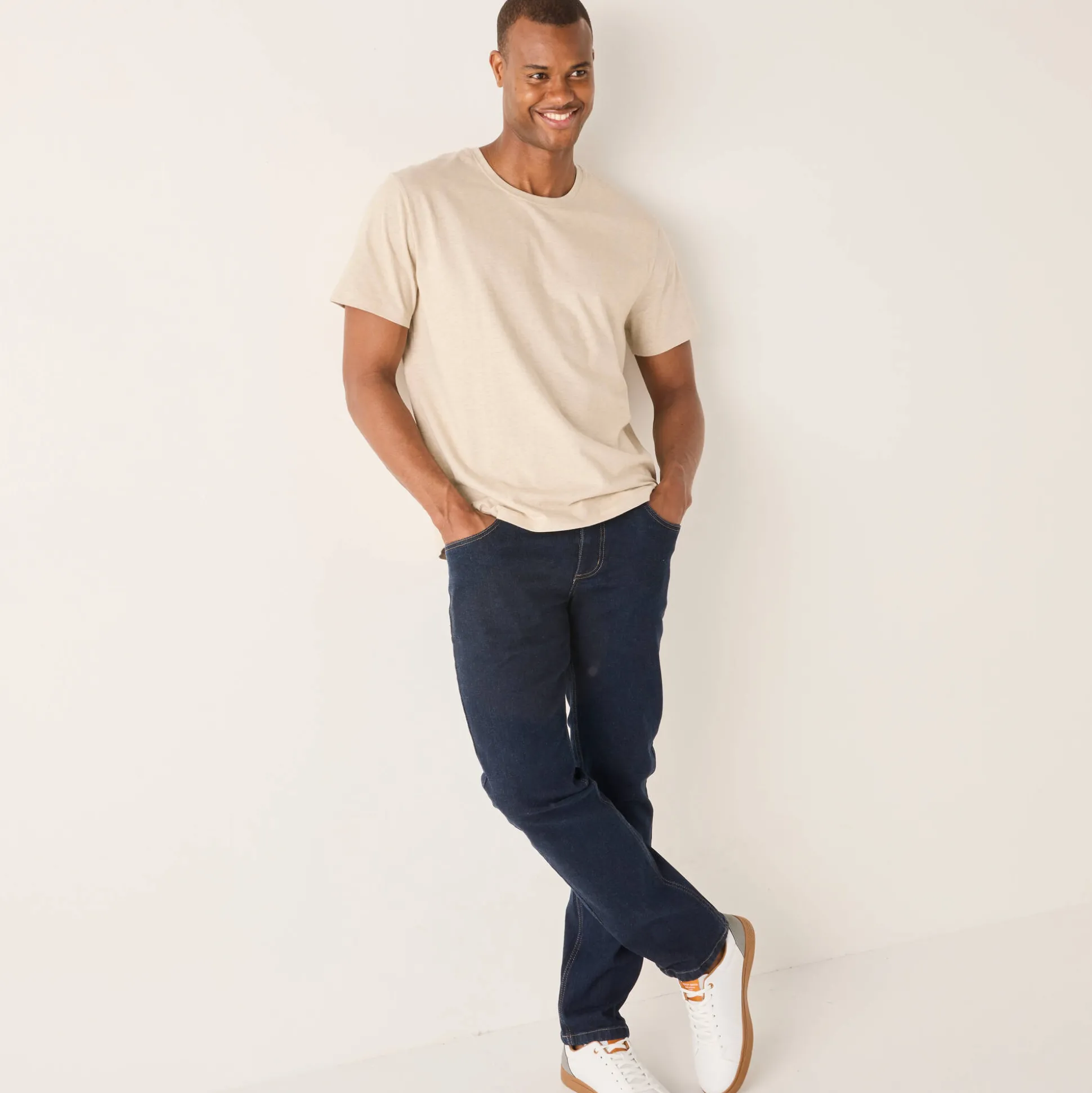 T-shirt met ronde hals en korte mouwen - set van 3