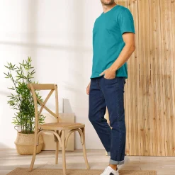 T-shirt met ronde hals en korte mouwen - set van 3