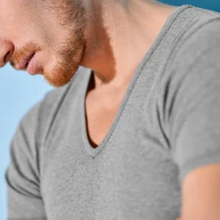 T-shirt met V-hals - herenondergoed, set van 2