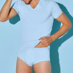 T-shirt met V-hals - herenondergoed, set van 2