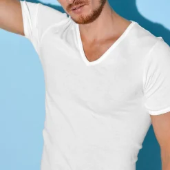 T-shirt met V-hals - herenondergoed, set van 2