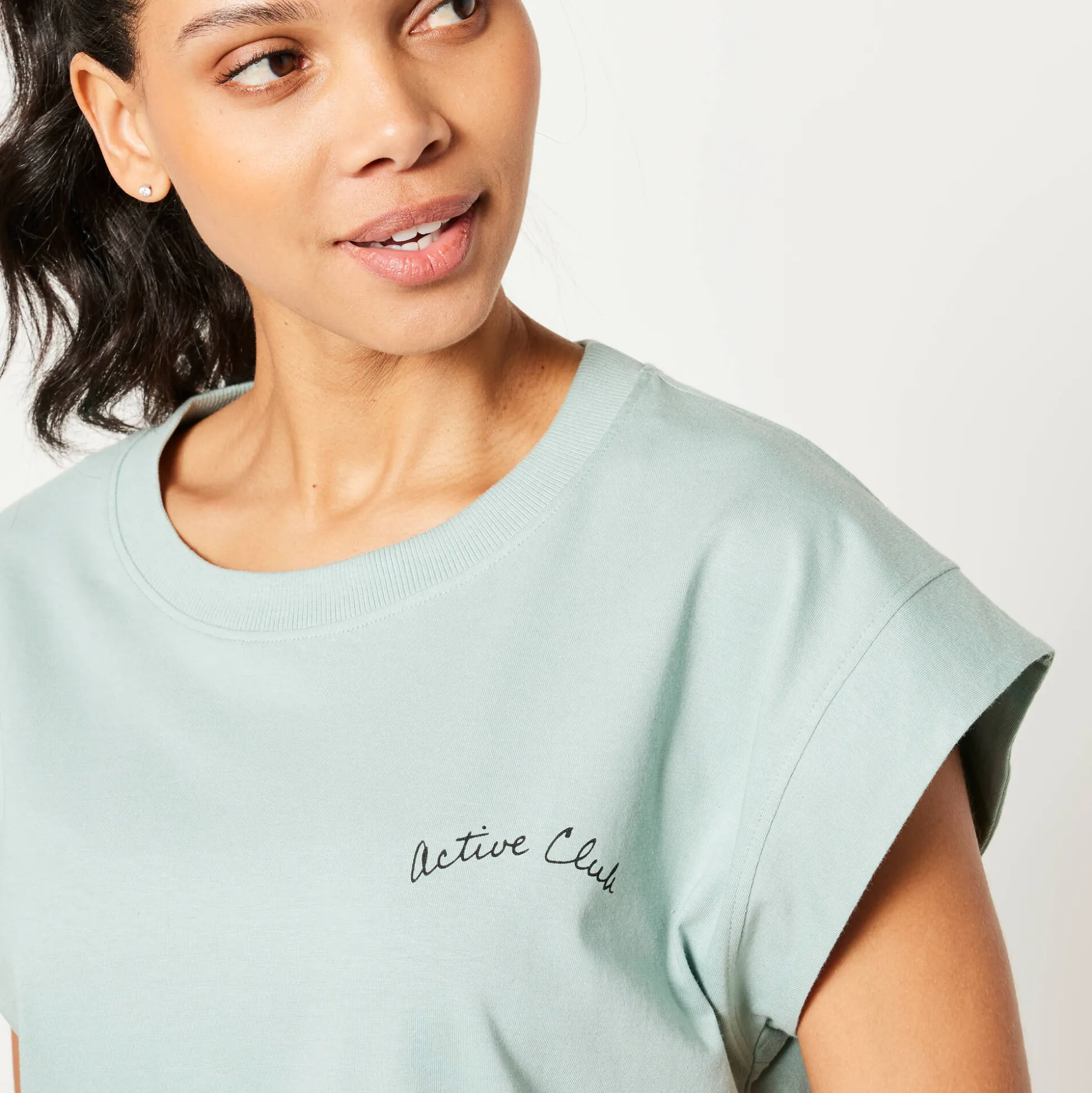T-shirt, wijd volume
