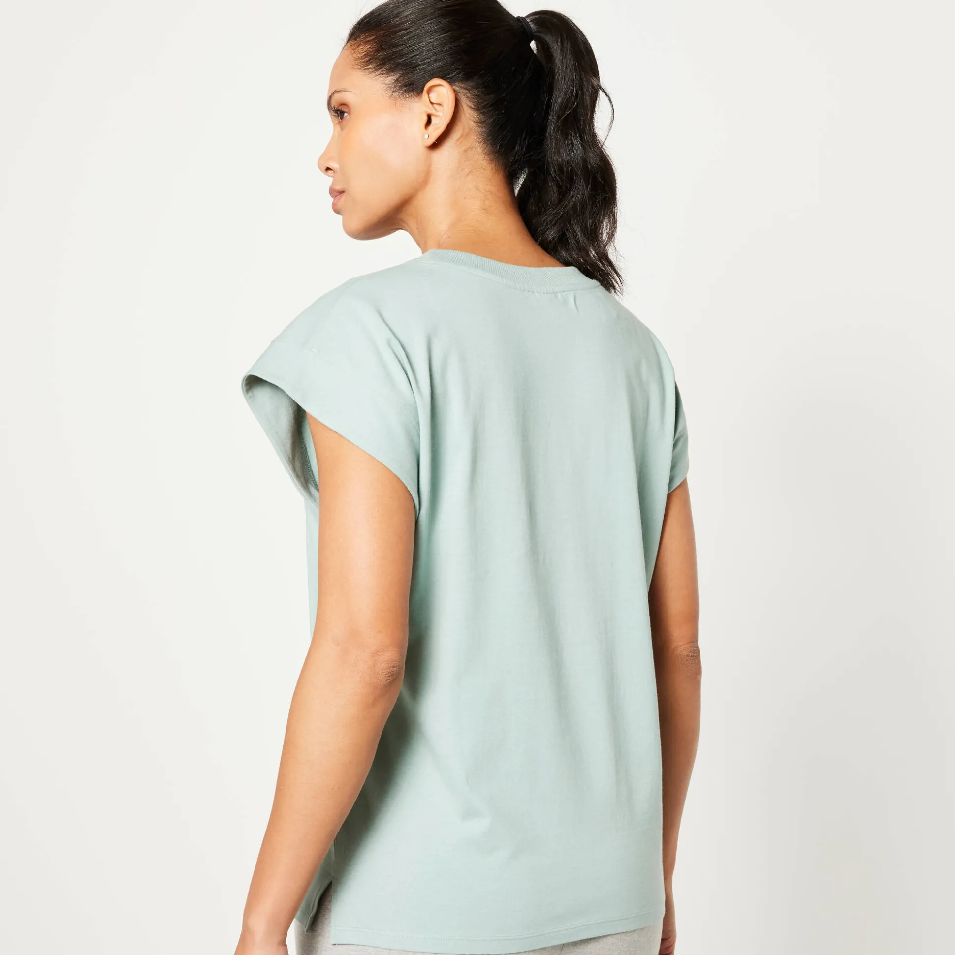 T-shirt, wijd volume