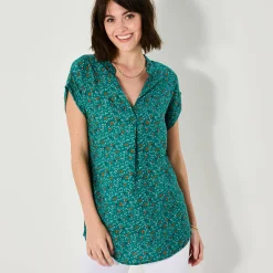 Tuniek met minimalistische print