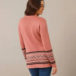 Tuniektrui, onderkant en polsen in jacquard