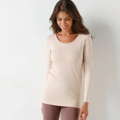 Tweede huid' T-shirt met lange mouwen