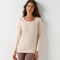 Tweede huid' T-shirt met lange mouwen