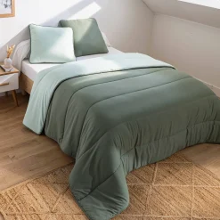 Tweekleurig dekbed in microvezel 500 g/m2