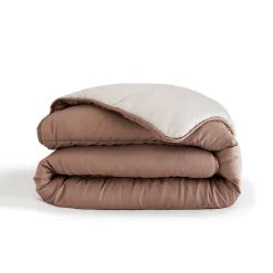 Tweekleurig dekbed in microvezel 500 g/m2