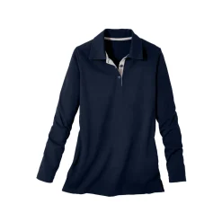 Tweekleurige polo in jerseytricot