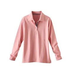 Tweekleurige polo in jerseytricot