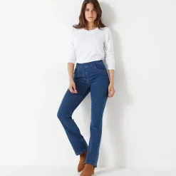 Ultracomfortabele bootcut jeans, kleine lengte
