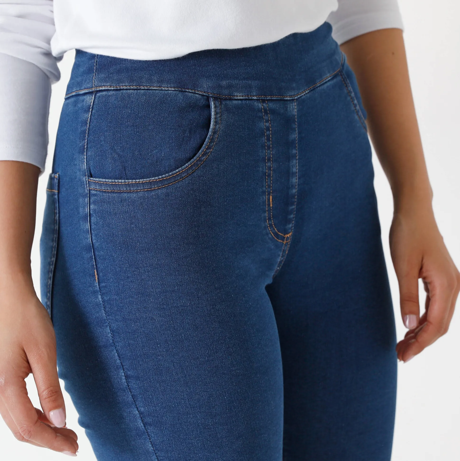 Ultracomfortabele bootcut jeans, grote lengte