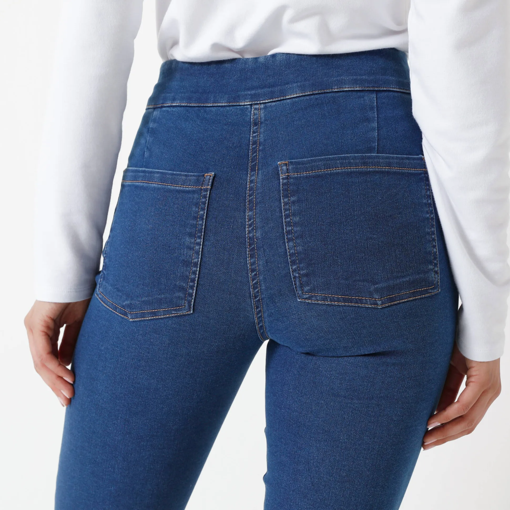 Ultracomfortabele bootcut jeans, grote lengte
