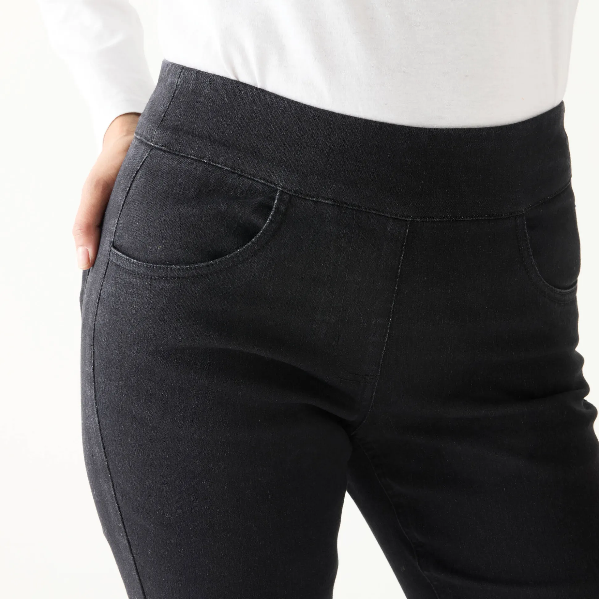 Ultracomfortabele bootcut jeans, kleine lengte