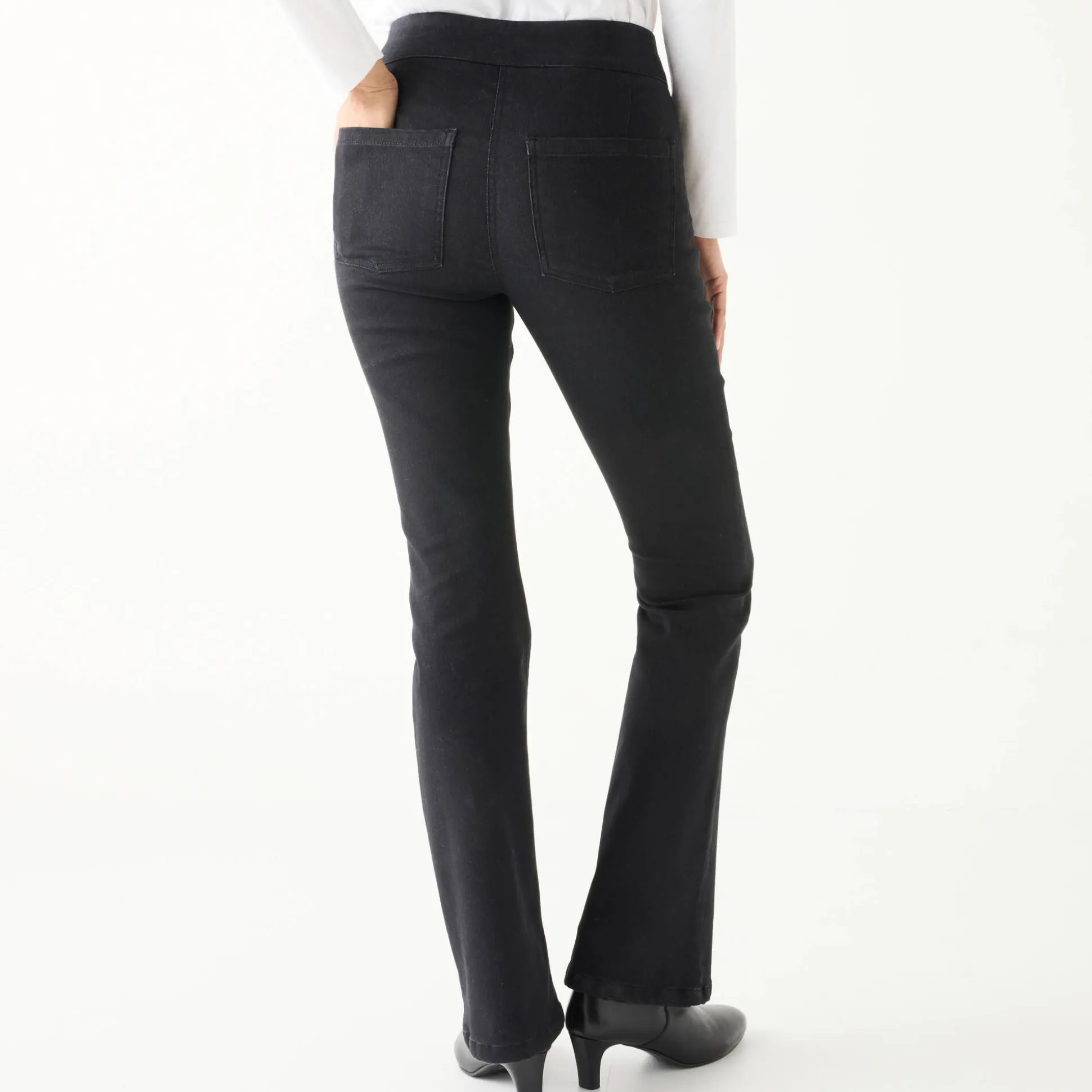 Ultracomfortabele bootcut jeans, kleine lengte