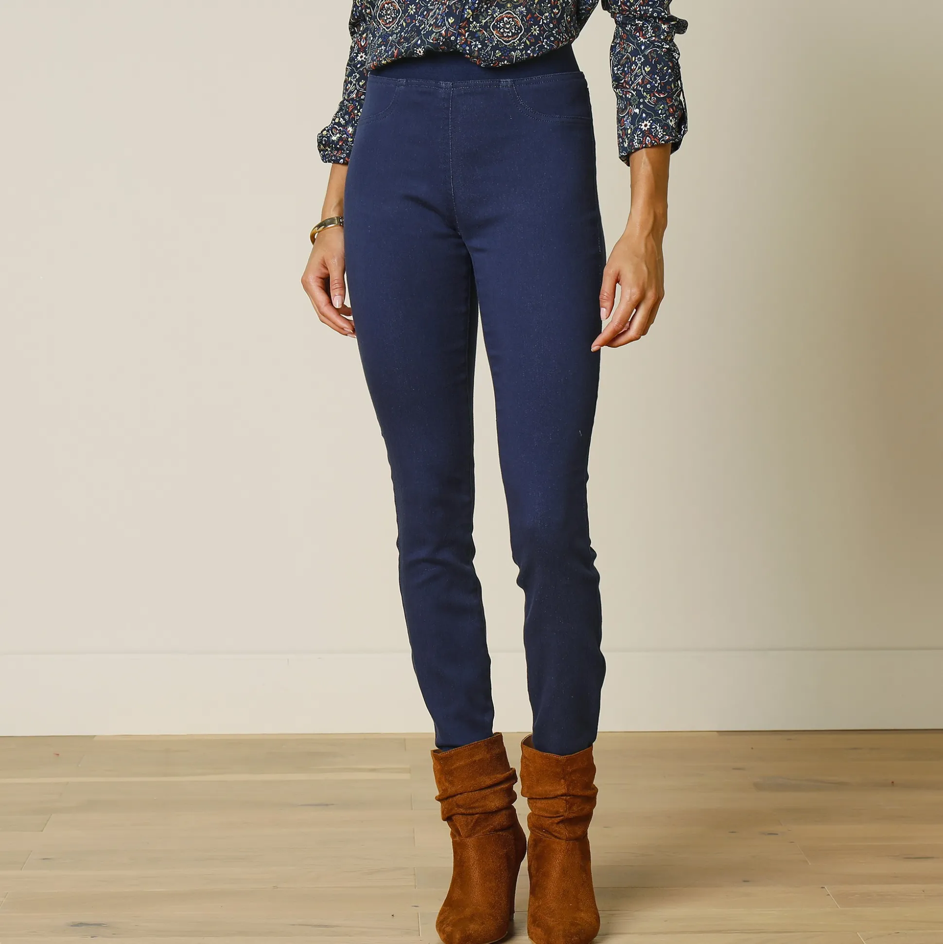 Ultracomfortabele jegging met elastische taille - grote lengte
