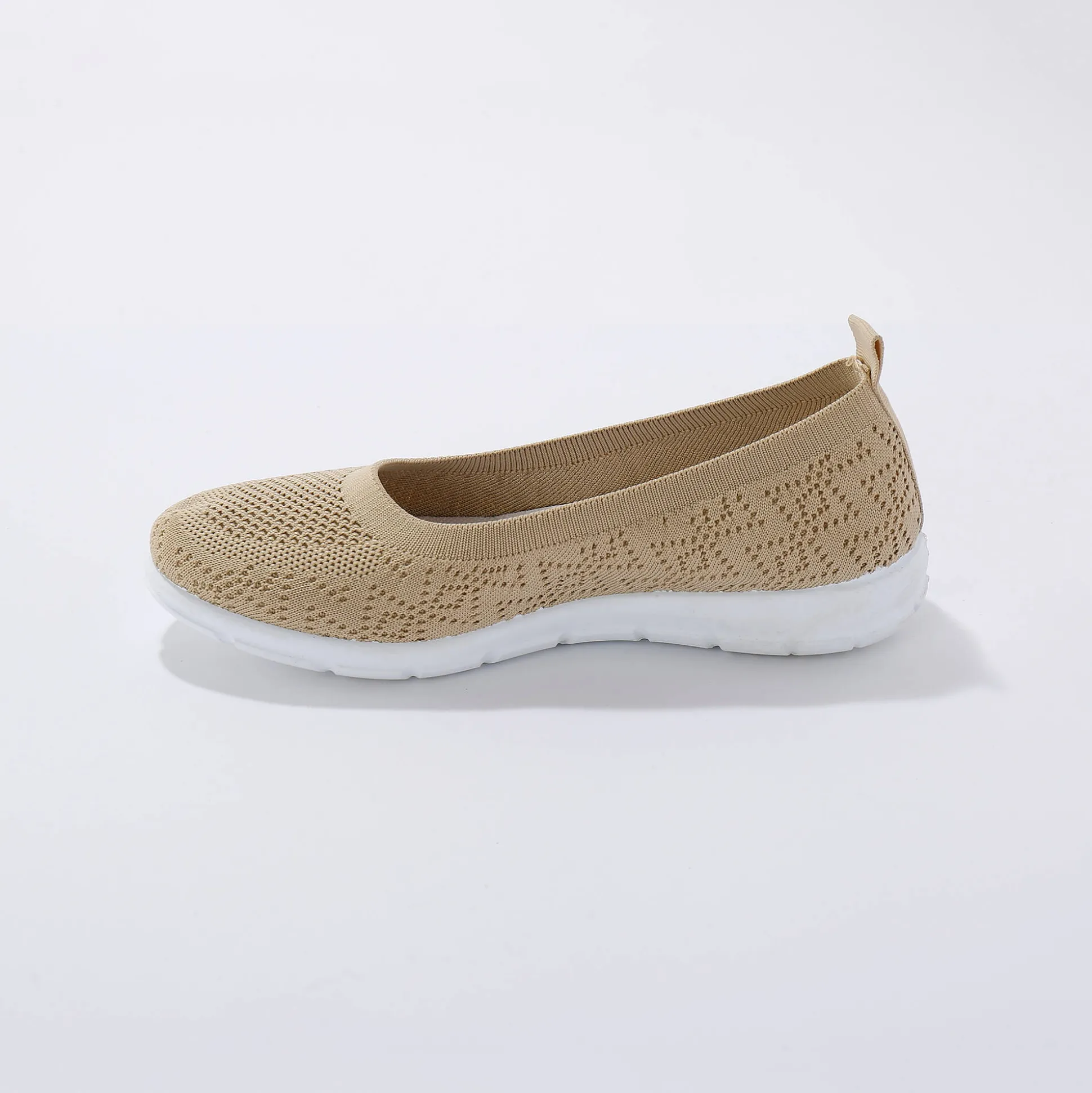 Ultralichte ballerina's in mesh