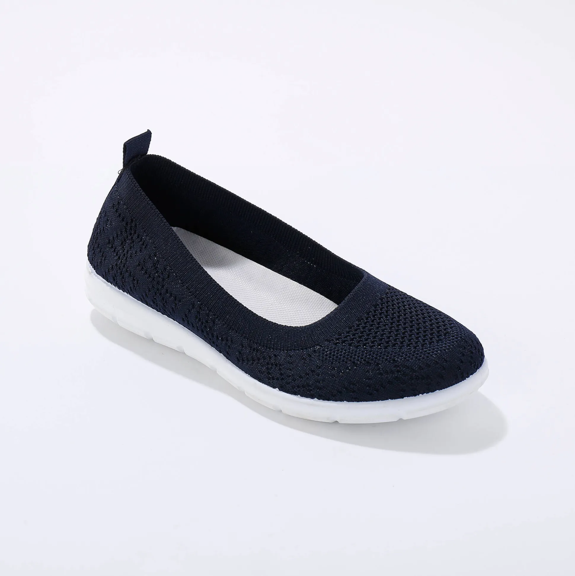 Ultralichte ballerina's in mesh