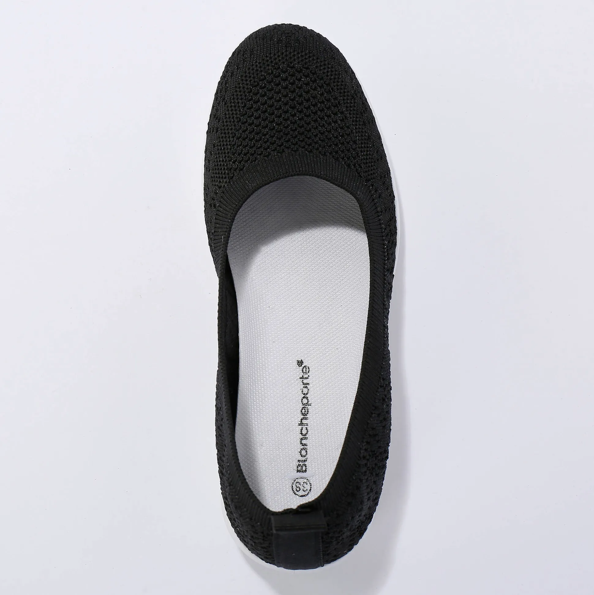Ultralichte ballerina's in mesh