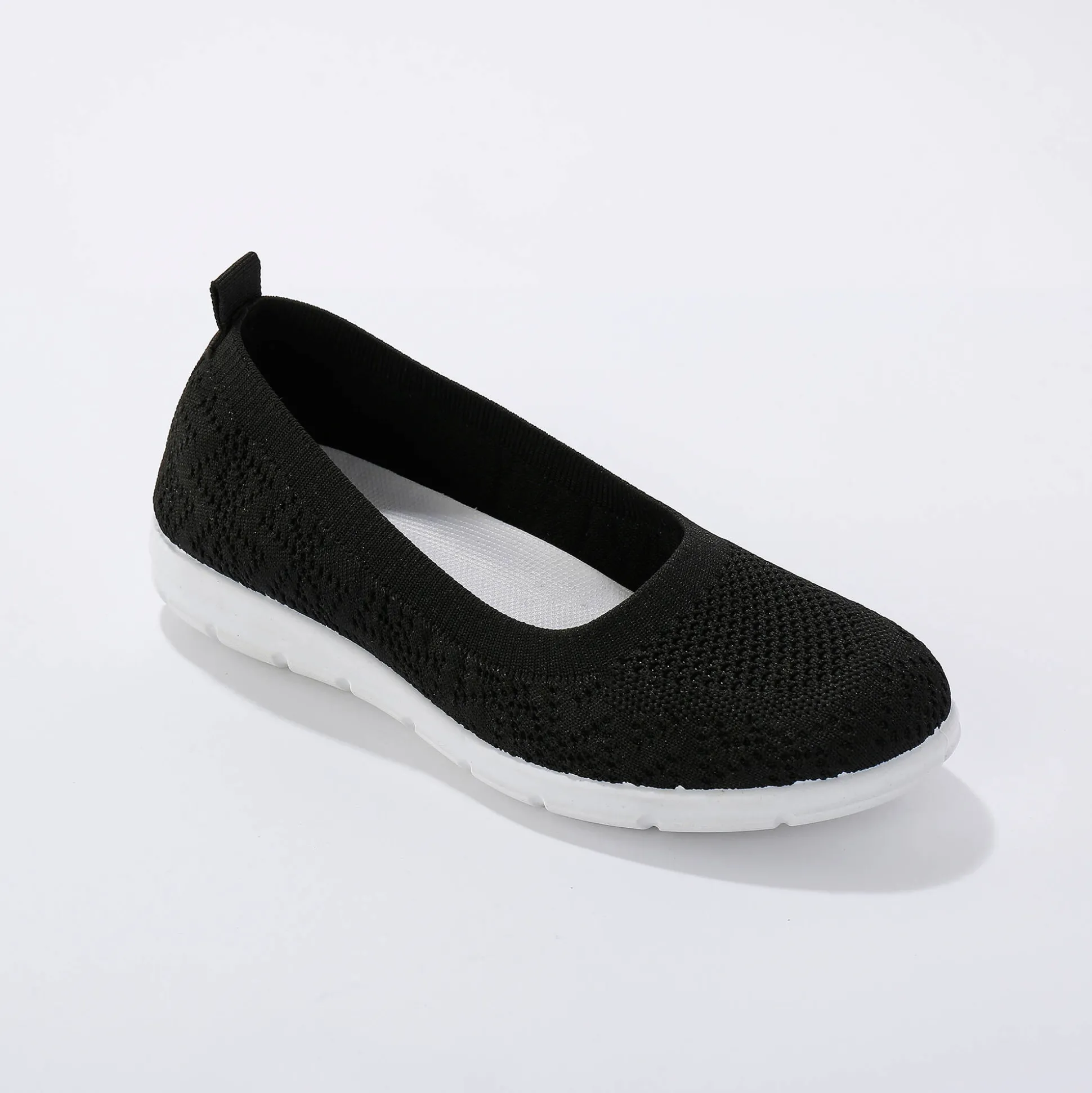Ultralichte ballerina's in mesh