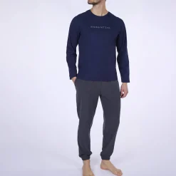 Ultrazachte pyjama in jersey en fleecetricot