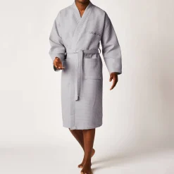 Uniseks badjas voor volwassenen in bijenraattricot 280 g/m2, personaliseerbaar