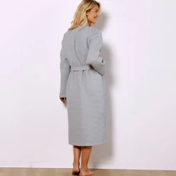 Uniseks badjas voor volwassenen in bijenraattricot 280 g/m2, personaliseerbaar