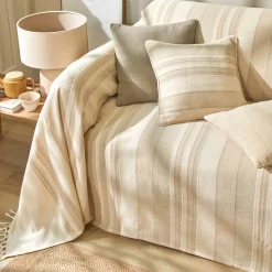 Veelkleurig artisanaal geweven sprei of plaid