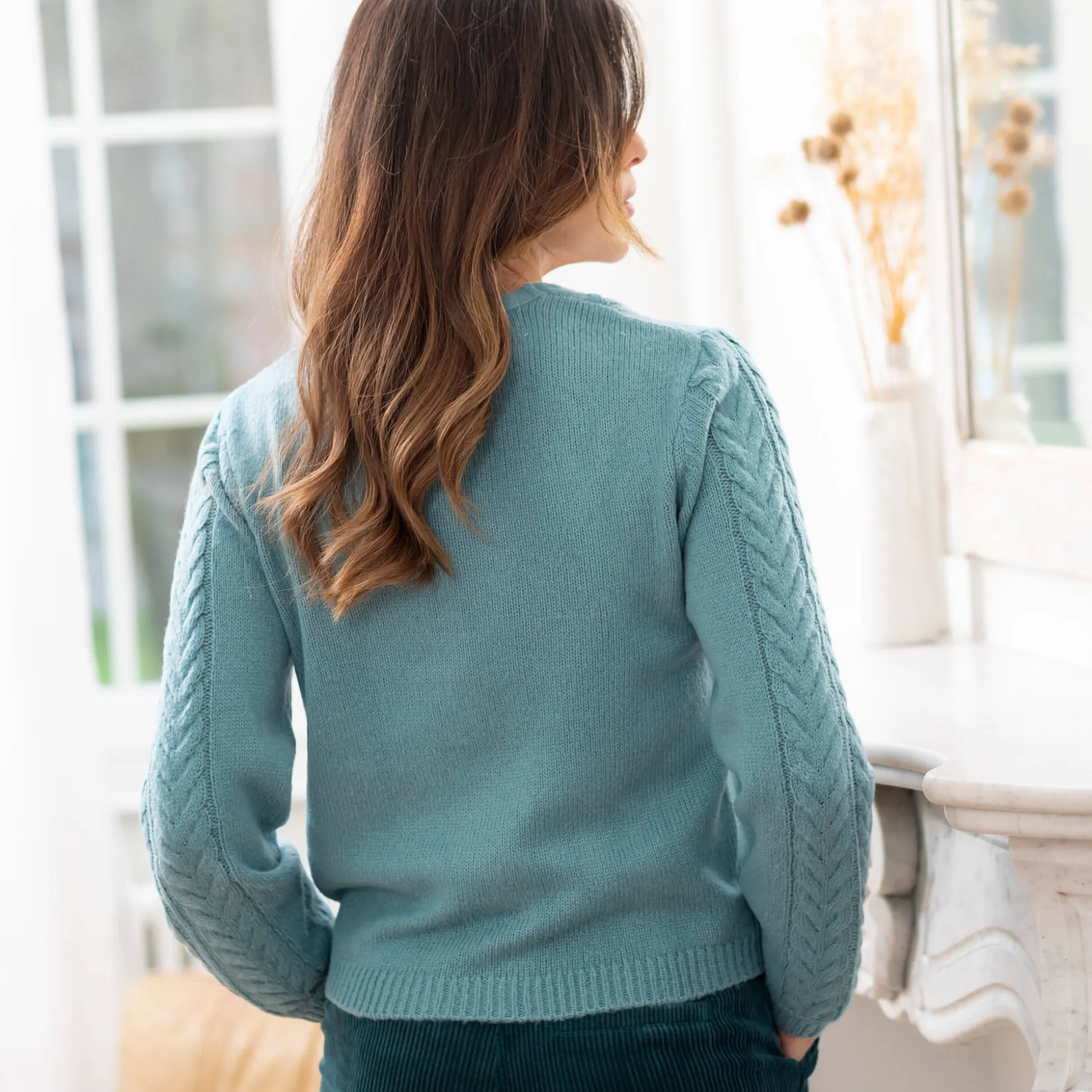 Vest in wikkelstijl