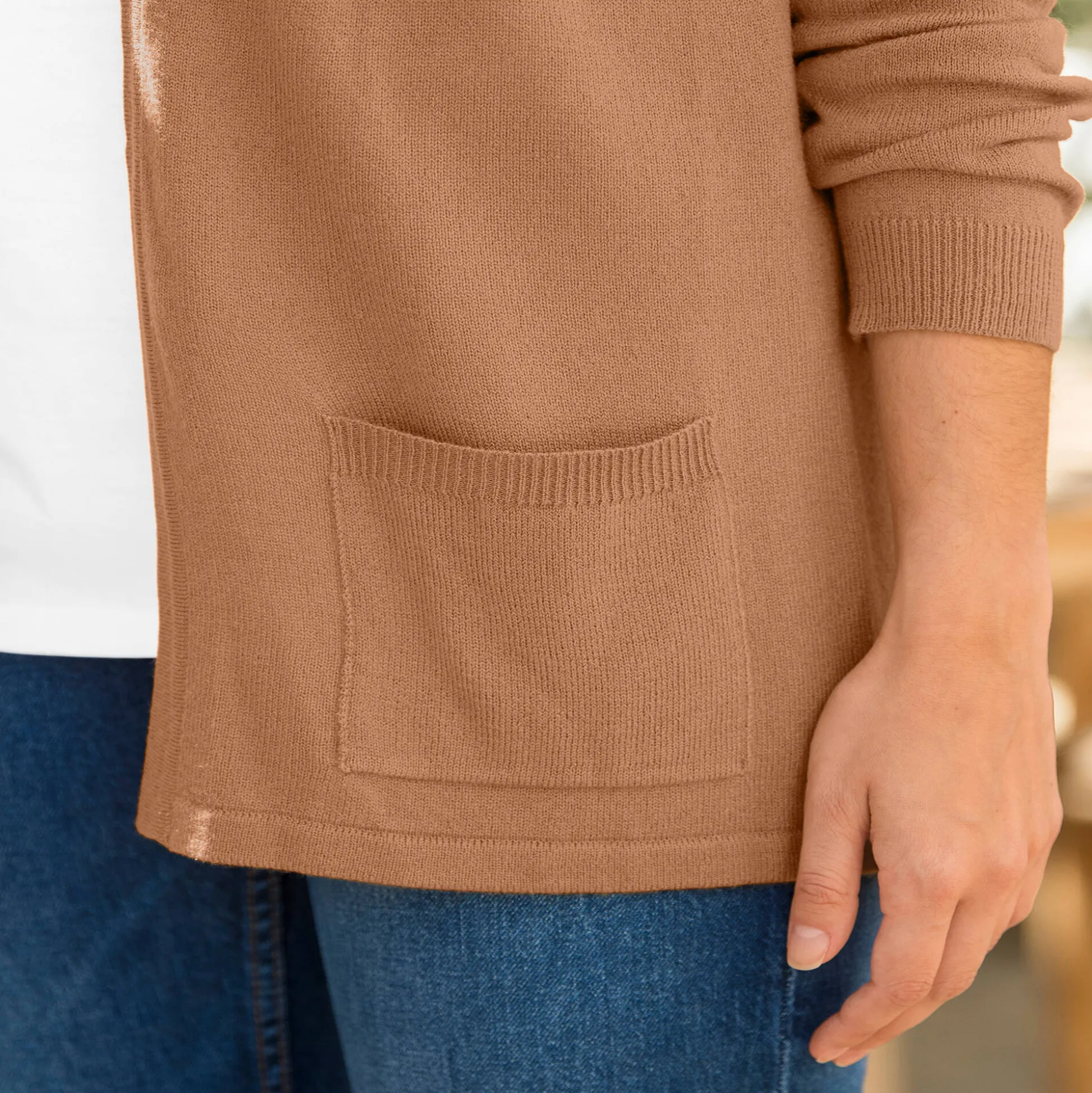 Vest met kasjmiertouch