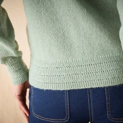 Vest met knopen en ronde hals, fantasietricot