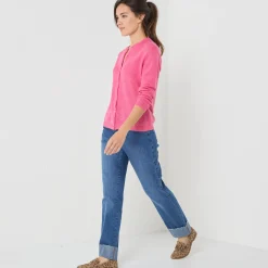 Vest met knopen, mix van wol en mohair