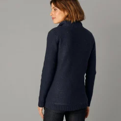 Vest met rits en pluchevoering, 30% wol