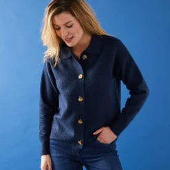 Vestjasje met knopen, gerecycleerd polyester(**)