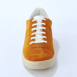 Vintage sneakers in splitleer, gekleurd