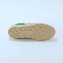 Vintage sneakers in splitleer, gekleurd