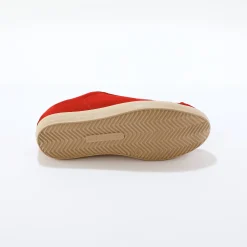 Vintage sneakers in splitleer, gekleurd
