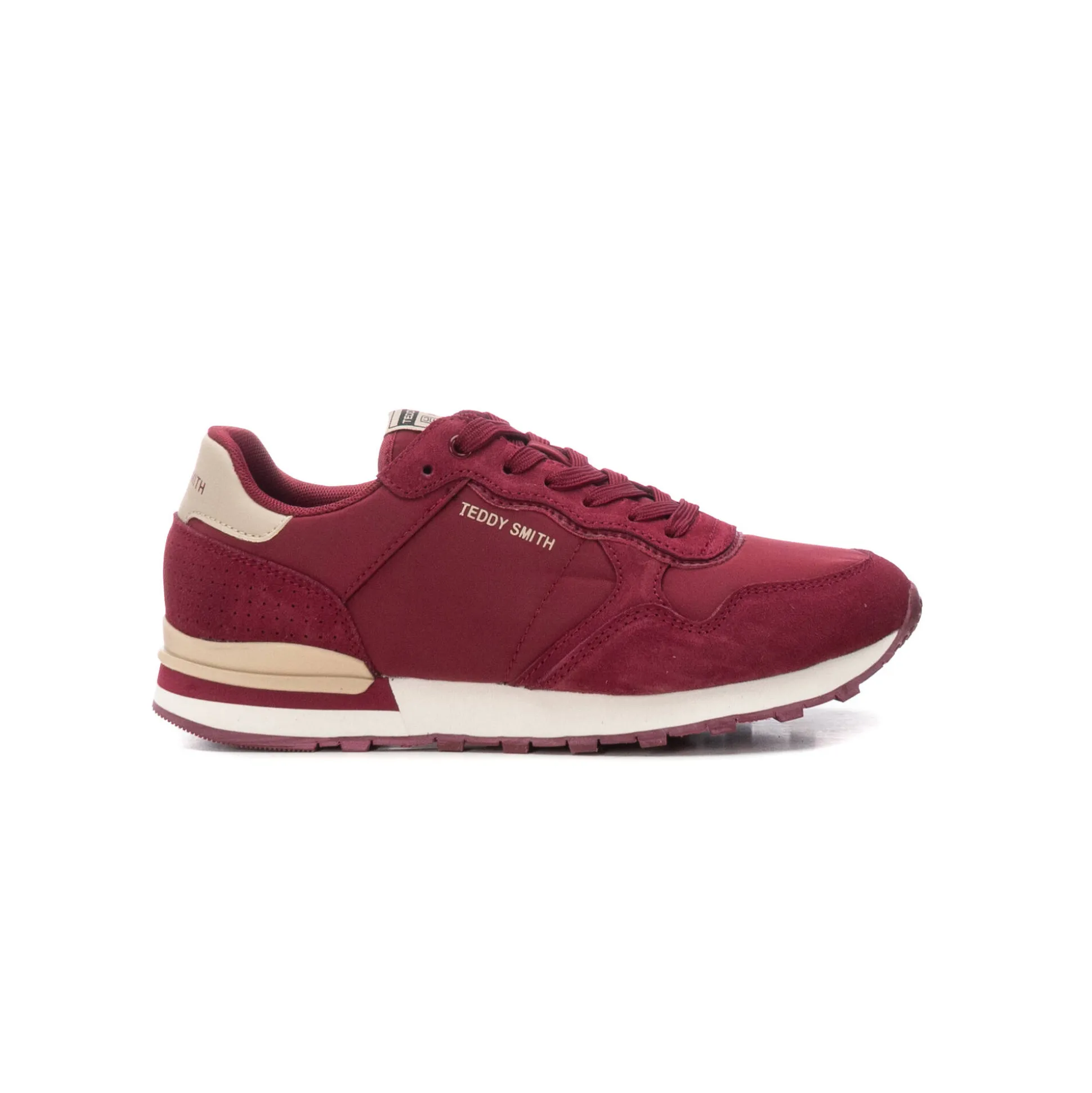 Vintage sneakers met kleurdetail