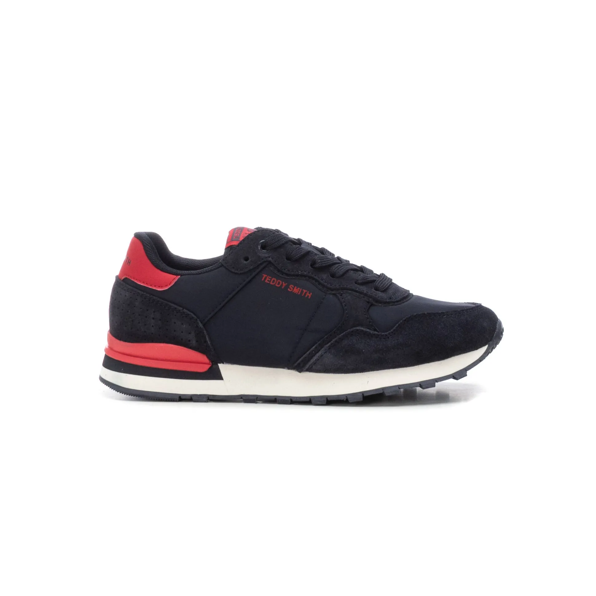 Vintage sneakers met kleurdetail