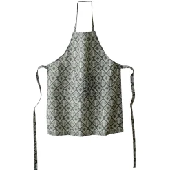 Vlekwerende schort met geometrische print