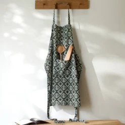 Vlekwerende schort met geometrische print