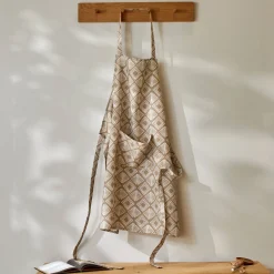 Vlekwerende schort met geometrische print