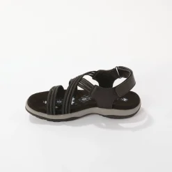 Wandelsandalen met elastische scratchriempjes