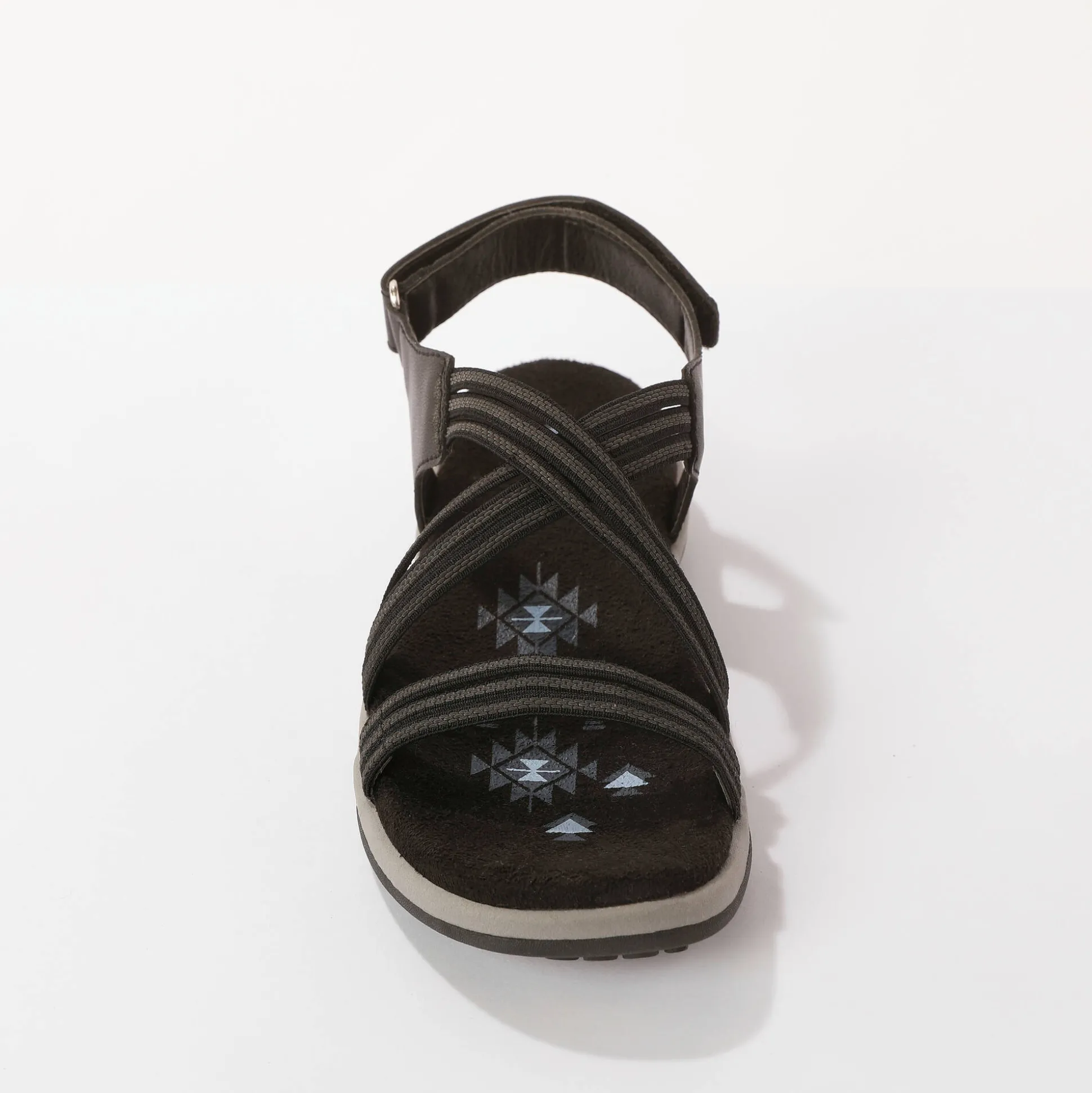 Wandelsandalen met elastische scratchriempjes