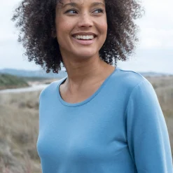 Warm T-shirt met lange mouwen, ronde hals